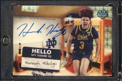 2024-25 Bowman U Chrome HANNAH HIDALGO Campus Dorms Superfractor Auto 1/1