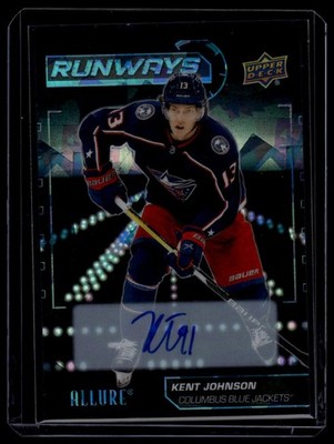 2022-23 Upper Deck Allure #RW-6 Kent Johnson Runways Autographs