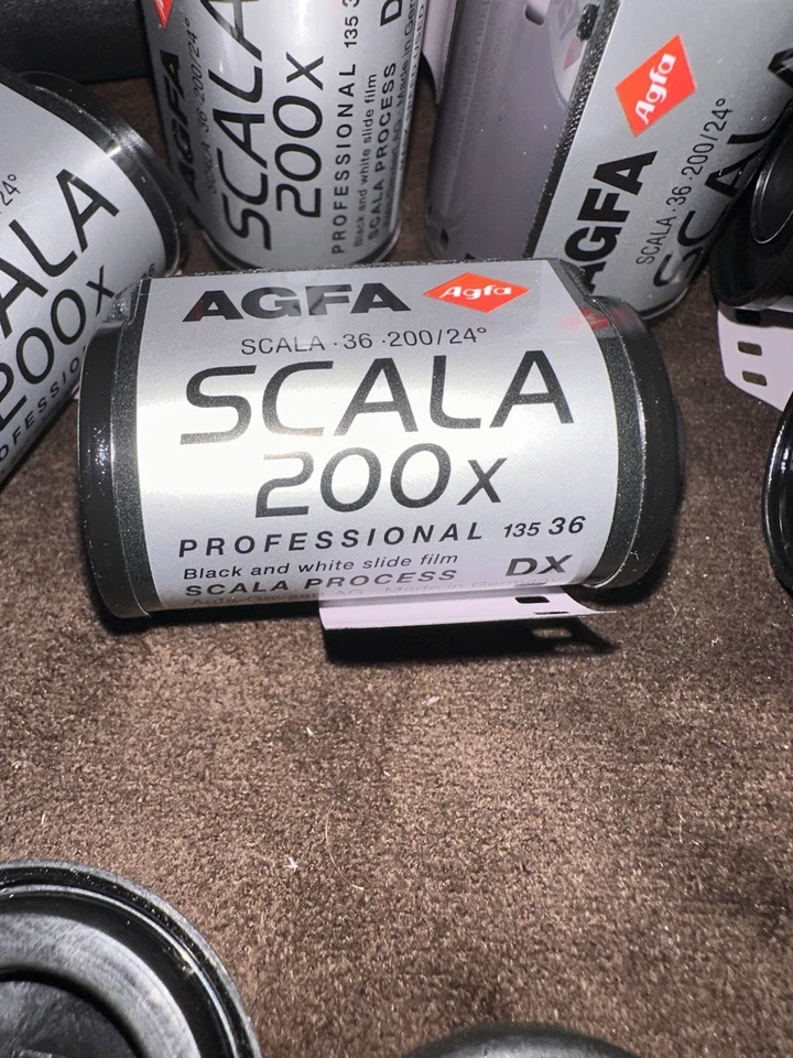 6 Stück Agfa Scala 200X Professional Schwarz Weiß KB Film 36 Bilder ISO200 - Bild 4 von 4