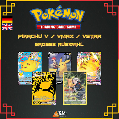 Pokemon Karten Pikachu V / VMAX / VSTAR Karten Promo / GX - 1. Edition - B6R1