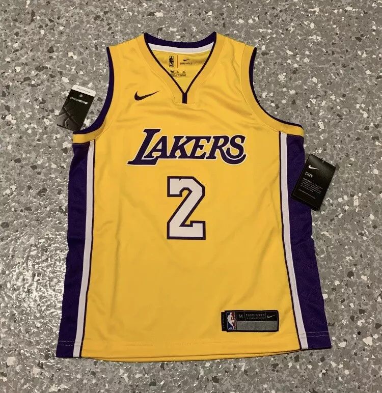 Lonzo Ball Los Angeles Lakers 2017 Nike Swingman Jersey Youth Small New w/  Tags