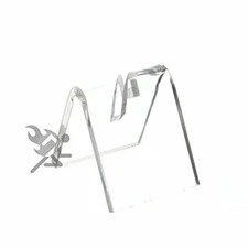 Clear Acrylic Knife Blade Display Stand Holders, 24 Pack