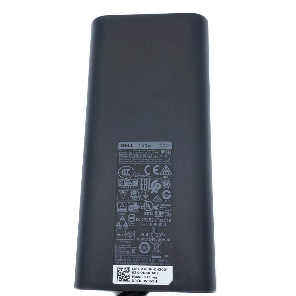 正品戴尔交流适配器适用于 XPS 15 7590 9530 9550 9550 笔记本电脑充电器 原始设备制造商 — 第 2/4 张图片