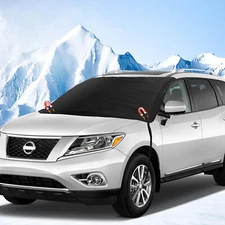 Magnetic 4Layers For Nissan Car Windshield Snow Cover Dust Frost Ice Sun Shade