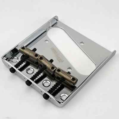 Wilkinson  WOT01T Guitar Bridge Chrome Silver 3 Saddle Bridge