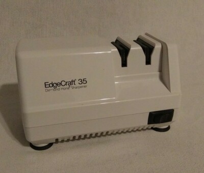 Edgecraft 35 Diamond Hone Magnet Guided Electric Knife Sharpener USA *TESTED GUC