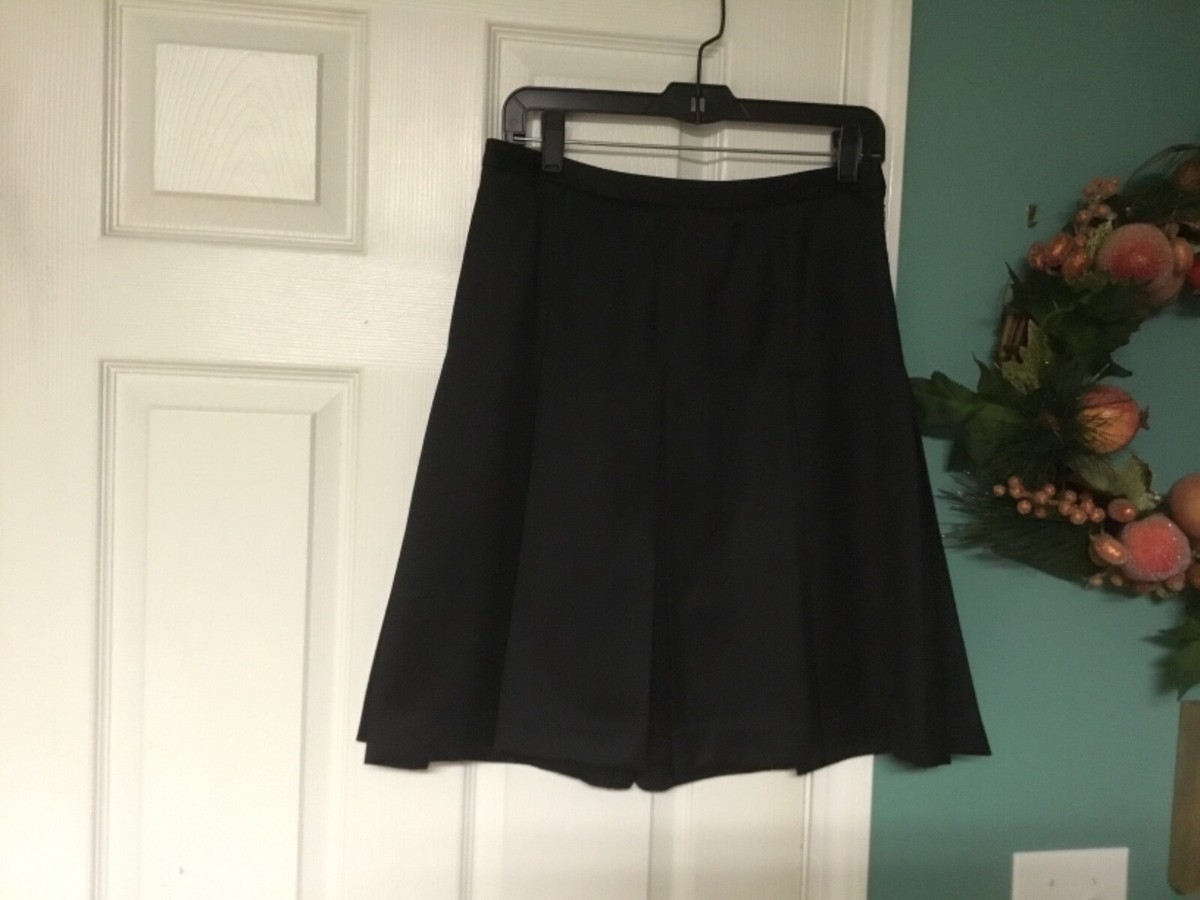 Women's J. Crew 66027 Black Wool Pleated Skirt Size 2 (CON22) | eBay
