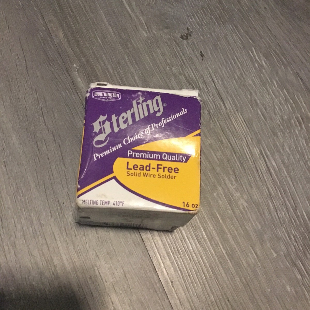 Worthington 331755 Sterling Lead Free Wire Solder 1 Count 16 Oz 