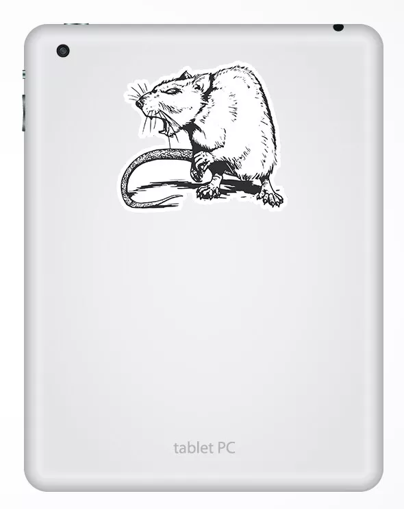 Lab Ratz Experiment 2 - Cartoon Rat - Sticker