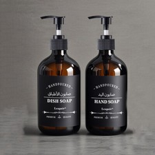 500ML Soap Dispenser Shampoo Body Wash Lotion Liquid Bottle Refillable Container