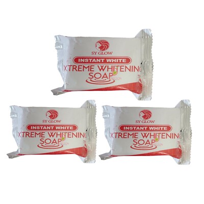 3 Bar SY GLOW Extreme Whitening Soap 