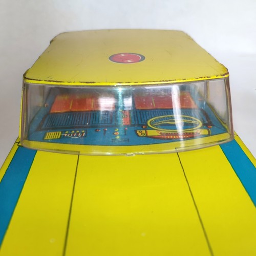 Auto della polizia giocattolo vintage URSS anni 60. Modello grande in metallo 40 cm - Foto 8 di 10
