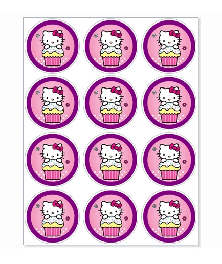 How To Make Hello Kitty Cupcake Toppers