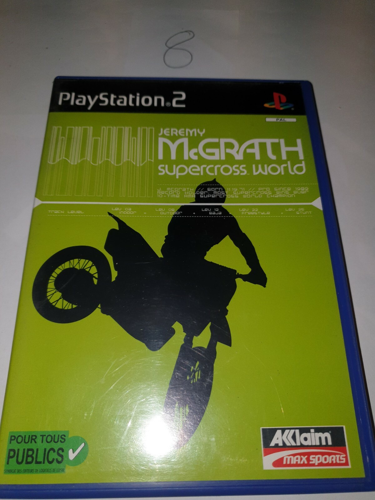 Sony Playstation 2/PS2 - Jeremy McGrath Supercross World