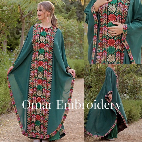 Abaya thobe Embroidered Palestinian 