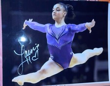 Laurie Hernandez Signed 8x10 Photo Olympics Gold Medal USA Gymnastics Autograph