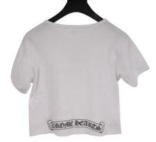 Chrome Hearts Crop Top Size Large White Deadly Doll Jesse Jo Baby Logo T Shirt