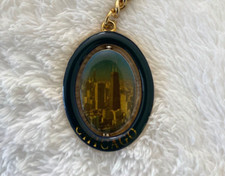 VTG Sears Tower Chicago Keychain Souvenir Worlds Tallest Building ENAMEL SPINNER