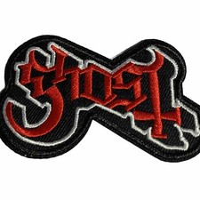 GHOST 3 BAND IRON ON PATCH ONE FREE MUSIC STICKER WITH PURCHASE OF PATCH
