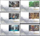 NEW ZEALAND 2021 Lord of the Rings: Fellowship 20th, Set of 6 M/S on 6 FDC's