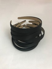 10 Black Satin Headbands Duufin 2cm Hair DIY Crafts, Bulk Women  Girls