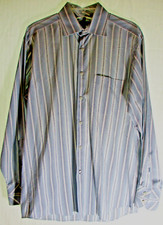 Ben Sherman Sz 15 1/2 32-33 Cotton Hong Kong Exquisitely Tailored Long Sleeve