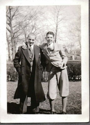 VINTAGE PHOTOGRAPH '33 HIGH SCHOOL BOYS FASHION WEST ORANGE NEW JERSEY OLD PHOTO