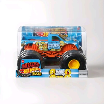HOT WHEELS MONSTER TRUCKS 1:24 OVERSIZED FUNNY FEELINGS NEU DIE CAST