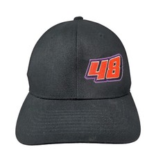 Port Authority Men's Fitted Hat Black Size L/XL Embroidered 48 Logo