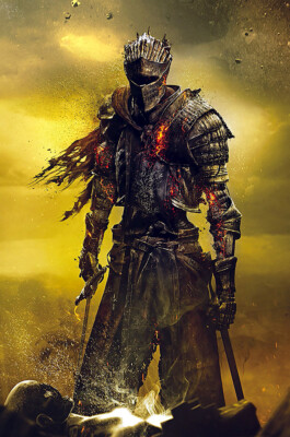ダークソウル3 ポスター Dark Souls III Red Knight PS4 XBOX ONE Premium POSTER MADE IN USA