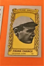 1963 BAZOOKA ALL TIME GREATS NRMT-MT  FRANK CHANCE CUBS  #25 RARE THIS NICE 
