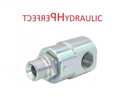 PERFECT HYDRAULIC Hydraulik Drehverschraubung Drehdurchführung typ - GG 90° - Gewindegrößen