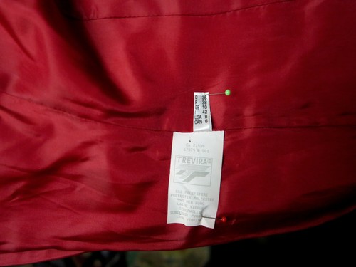HUCKE Blazer Women's Jacket Red 80er True Vintage 80s Red - Picture 11 of 12