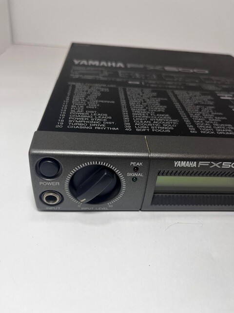 YAMAHA Guitar Effect Processor FX500 ヤマハ YAMAHA FX500 Simul Effect Processor Japan Effect Rack Unit w/power