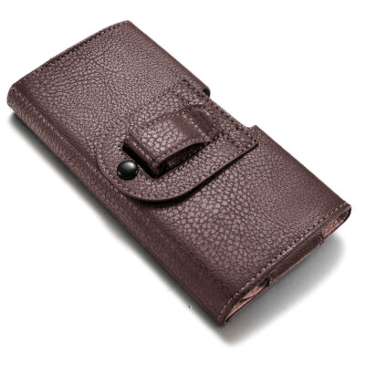 For Samsung Galaxy Phone Premium Leather Carry Pouch Belt Clip Loops Case Cover