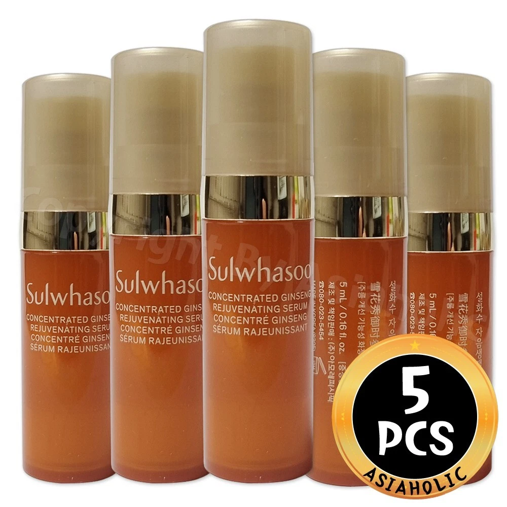 Sulwhasoo Concentrated Ginseng Rejuvenating Serum 5ml x 5pcs (25ml) Newest Ver
Opens in a new window