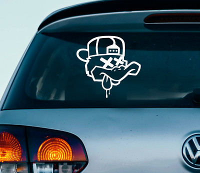 Vinyl Aufkleber Autoaufkleber Laptop - verschwendete Ente lustig Meme Heckscheibe Sticker
