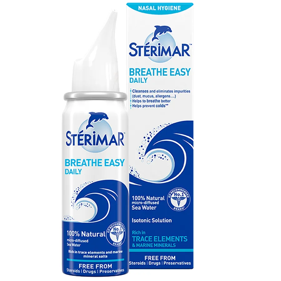 Sterimar Breathe Easy Daily Nasal Spray, Gentle 50 ml (Pack of 1), White - Image 3