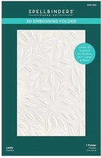 Spellbinders 3D Embossing Folder Leafy
