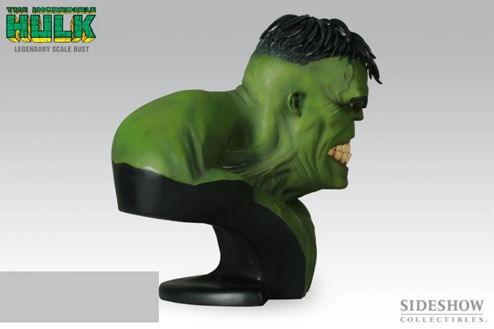 Increíble Hulk Legendario Escala Busto Sideshow Coleccionables Vengadores Estatua Película Foto 3 de 4