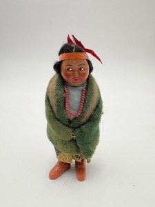 Vintage Skookum Indian Doll Bully Good 6.5" Tall