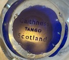 Caithness Tango Scotland Art Glass  Paperweight Cobalt Blue Numbered — photo 6