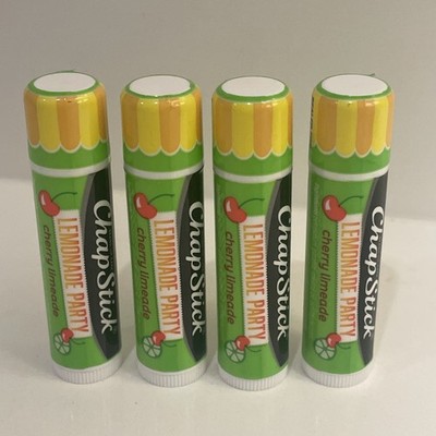 Chap Stick Lemonade Party CHERRY LIMEADE LIP BALM- Set Of 4