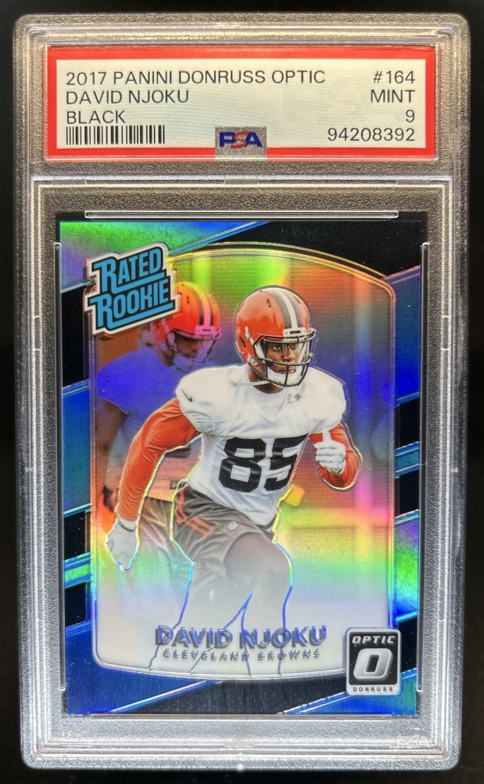 David Njoku Panini Donruss Optic #164 Black