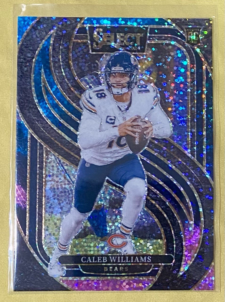 2024 Panini Select Cosmic Caleb Williams Premier Level Rookie RC Bears