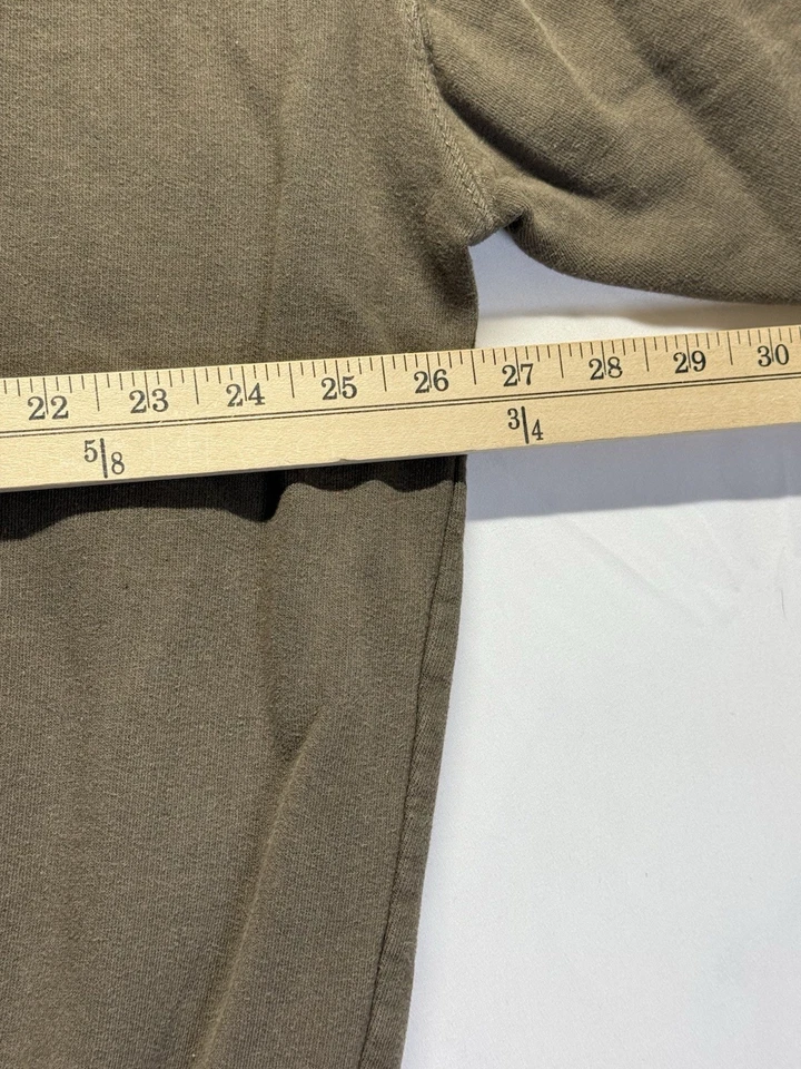 Sudadera De Colección Años 90 Vida Exterior Ciervo Para Hombre XL Verde Oliva Bordada Naturaleza Foto 4 de 4