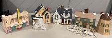 DEPT 56 PARAMOUNT THEATER WOODBURY HOUSE GOTHIC FARMHOUSE HOME SWEET LOT OF 4