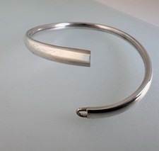 Silber Armreif Designschmuck 925 Sterling Spange Vintage