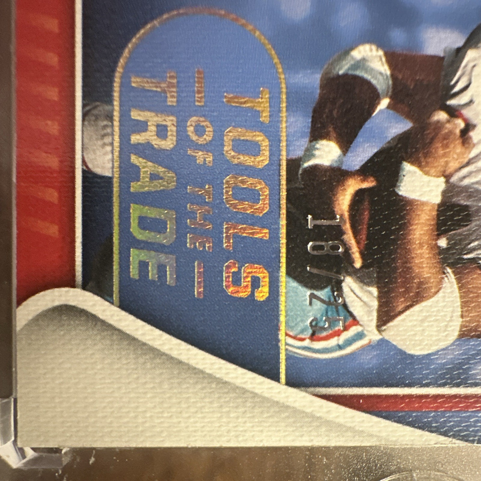 2021 Absolute Earl Campbell /25 (Game Used) Patch Autograph TTT30 Auto view 2