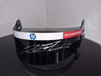 F1 CHARLES LECLERC SIGNED FULL SIZE ORIGINAL BELL FERRARI VISOR HELMET FORMULA 1